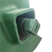 Screw Anchor 15,000 Ft-lb Rating, 2.5in Hub,1in Threads